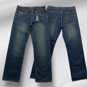 Billabong Men’s Y2K Relaxed Fit Streetwear Denim Jeans Size 34x32